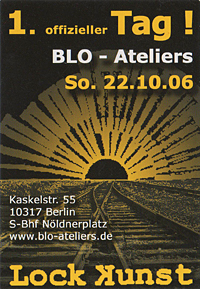 TdoT Blo-Ateliers 2006 - Plakat / Flyer